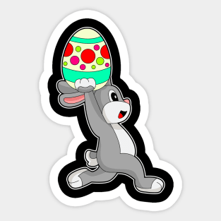 Rabbit Easter Easter egg Running Sticker